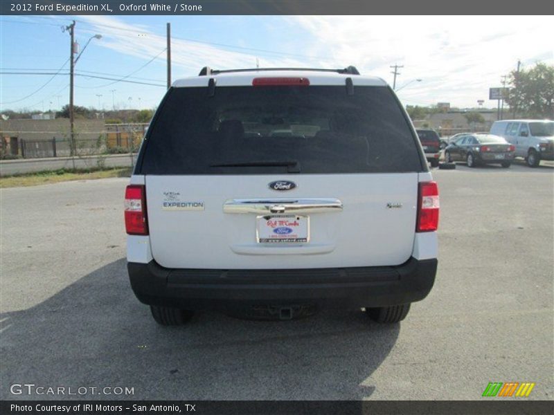 Oxford White / Stone 2012 Ford Expedition XL