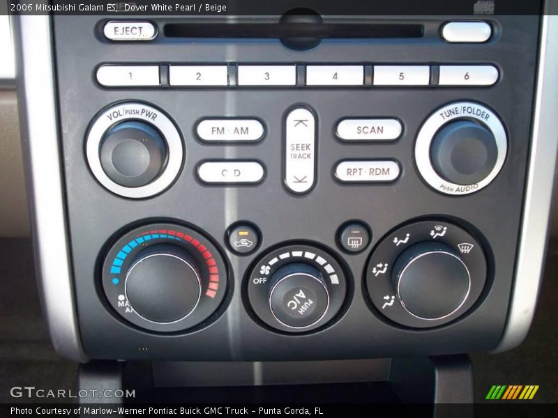 Dover White Pearl / Beige 2006 Mitsubishi Galant ES