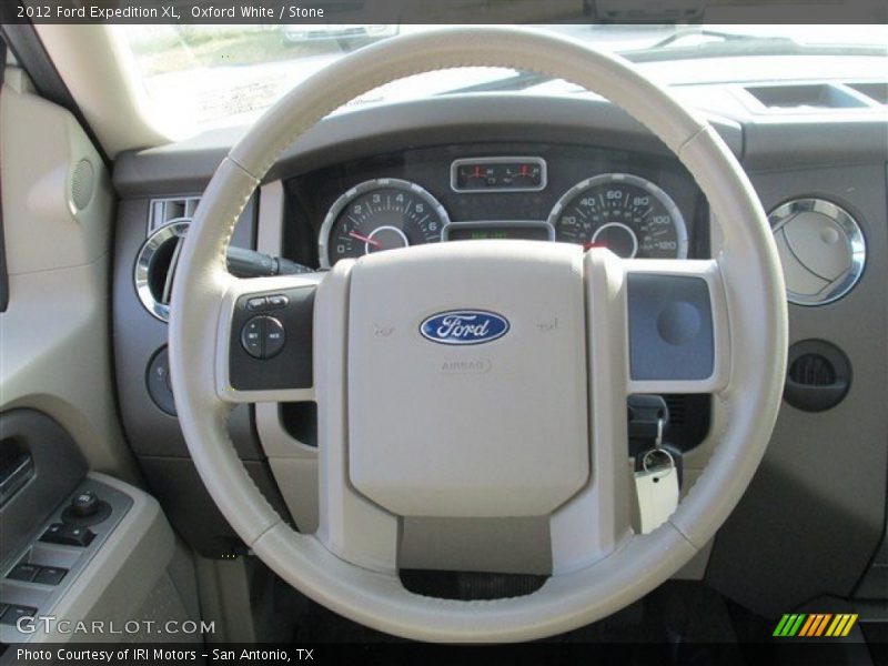 Oxford White / Stone 2012 Ford Expedition XL