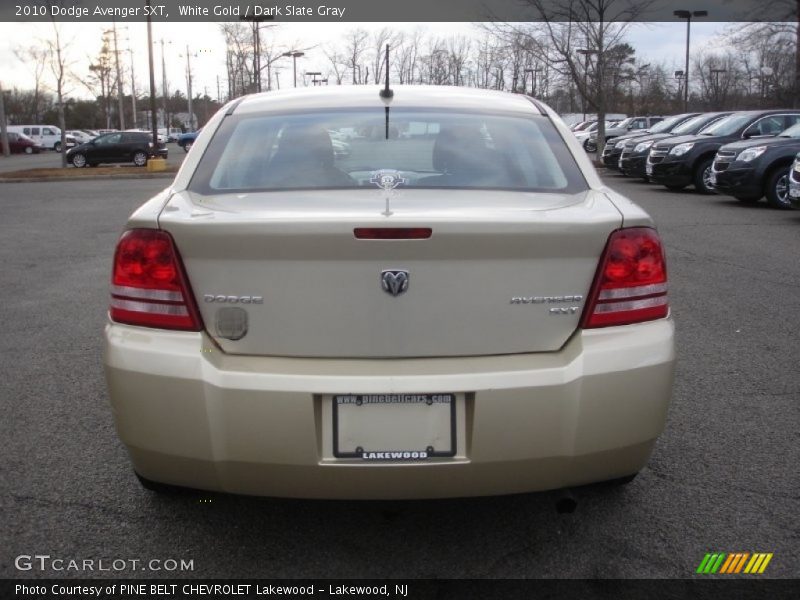 White Gold / Dark Slate Gray 2010 Dodge Avenger SXT