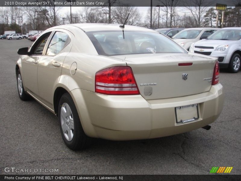 White Gold / Dark Slate Gray 2010 Dodge Avenger SXT