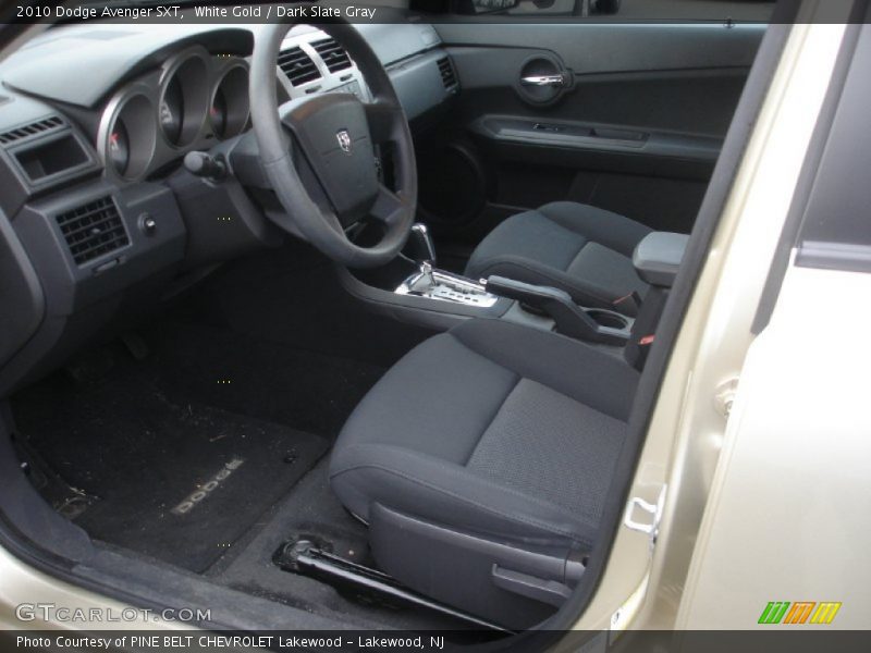  2010 Avenger SXT Dark Slate Gray Interior