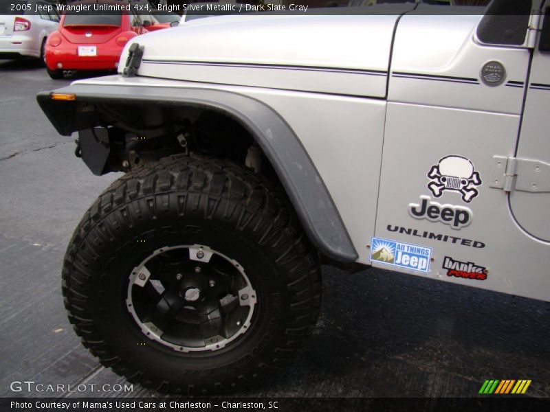 Bright Silver Metallic / Dark Slate Gray 2005 Jeep Wrangler Unlimited 4x4