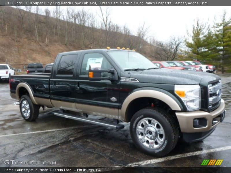  2013 F350 Super Duty King Ranch Crew Cab 4x4 Green Gem Metallic