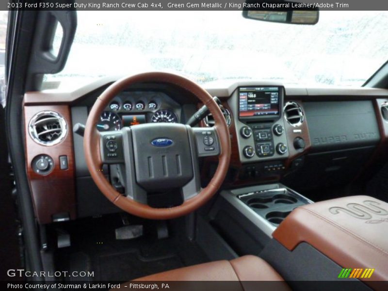Dashboard of 2013 F350 Super Duty King Ranch Crew Cab 4x4
