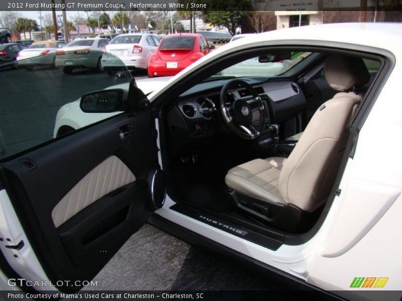 Performance White / Stone 2012 Ford Mustang GT Premium Coupe