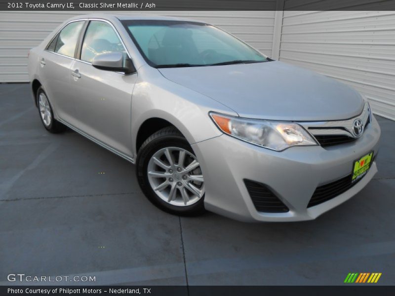Classic Silver Metallic / Ash 2012 Toyota Camry LE