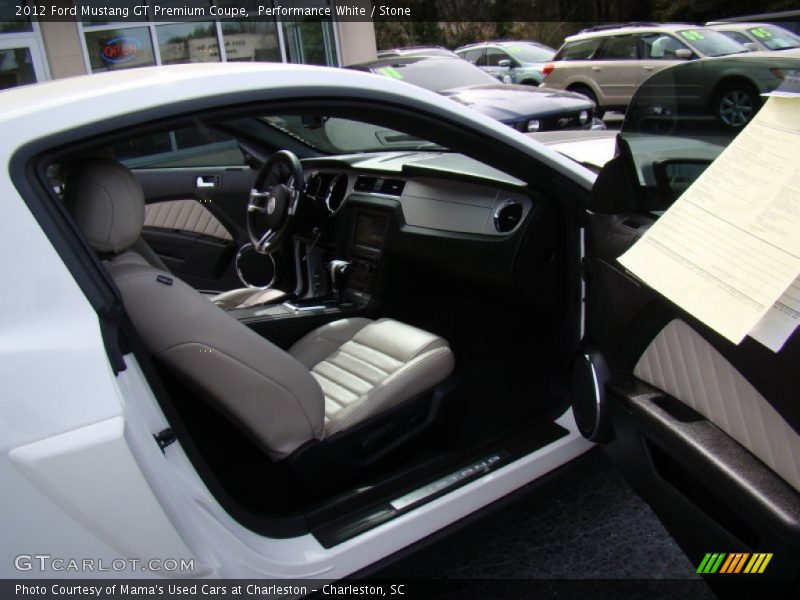 Performance White / Stone 2012 Ford Mustang GT Premium Coupe