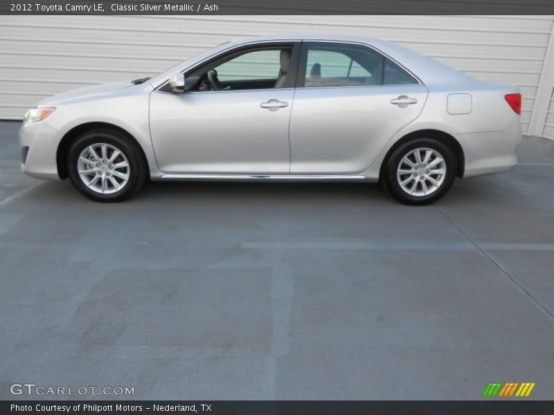 Classic Silver Metallic / Ash 2012 Toyota Camry LE
