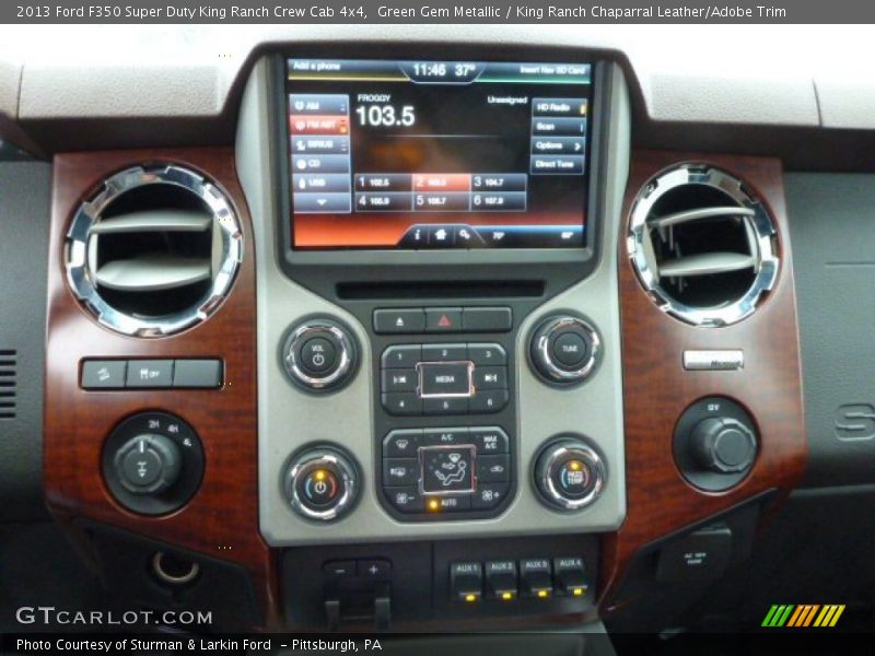 Controls of 2013 F350 Super Duty King Ranch Crew Cab 4x4