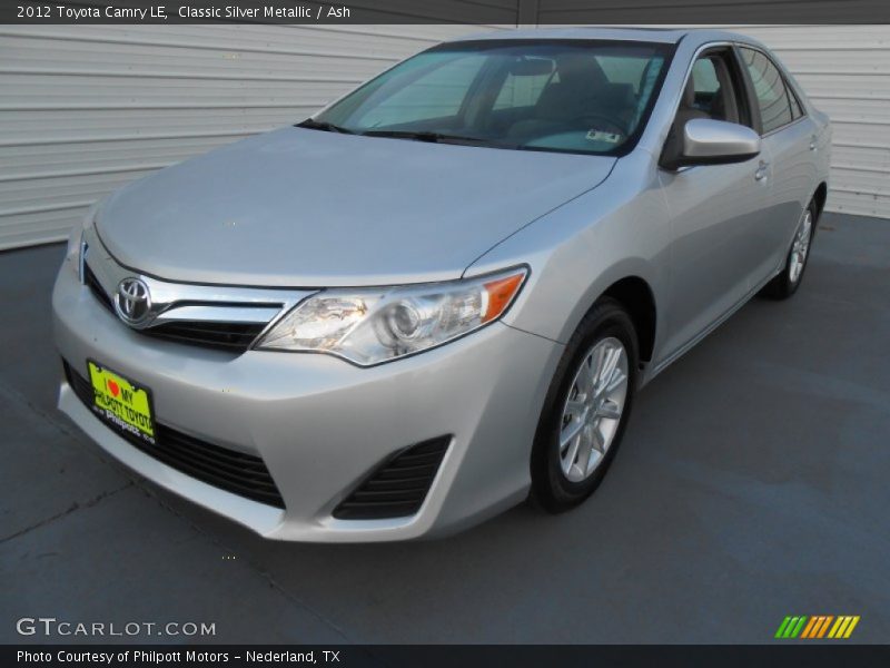 Classic Silver Metallic / Ash 2012 Toyota Camry LE