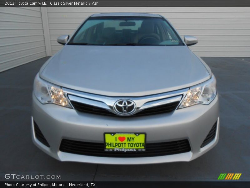 Classic Silver Metallic / Ash 2012 Toyota Camry LE