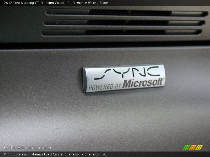 Performance White / Stone 2012 Ford Mustang GT Premium Coupe