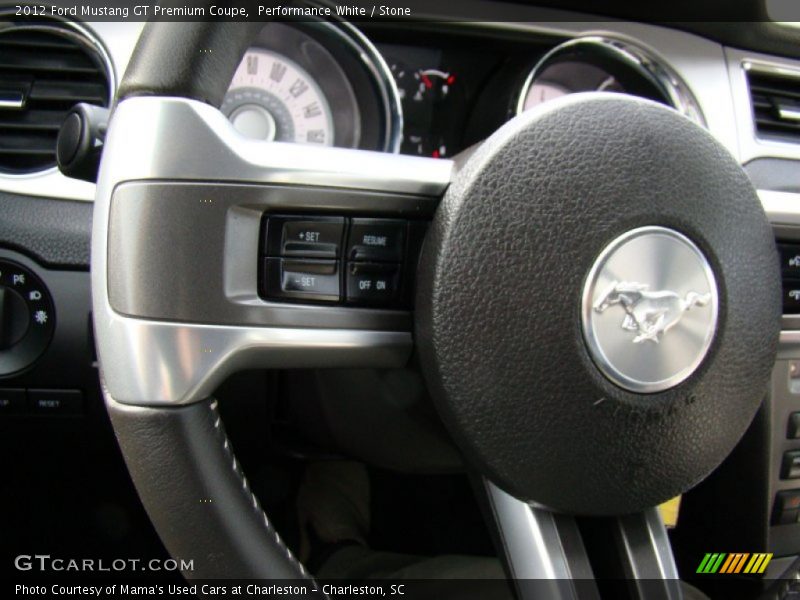 Performance White / Stone 2012 Ford Mustang GT Premium Coupe