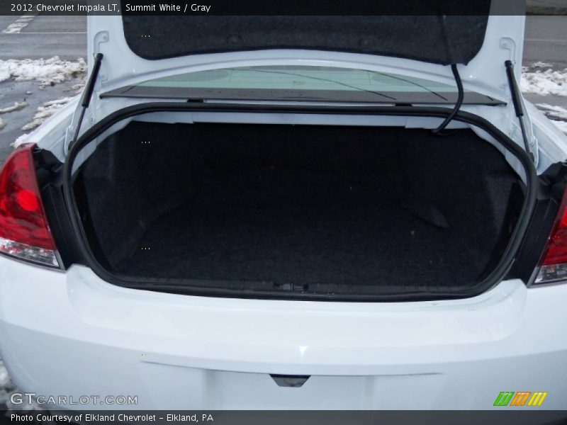 Summit White / Gray 2012 Chevrolet Impala LT
