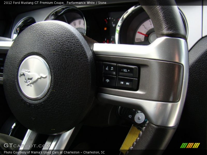Performance White / Stone 2012 Ford Mustang GT Premium Coupe