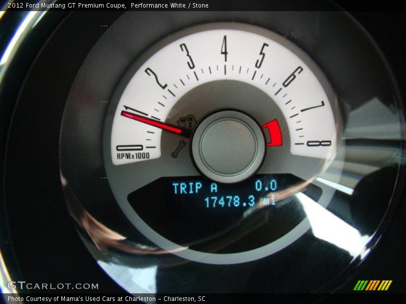Performance White / Stone 2012 Ford Mustang GT Premium Coupe