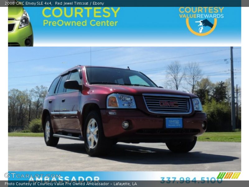 Red Jewel Tintcoat / Ebony 2008 GMC Envoy SLE 4x4