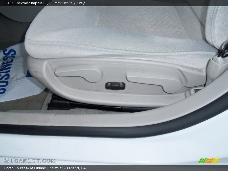 Summit White / Gray 2012 Chevrolet Impala LT