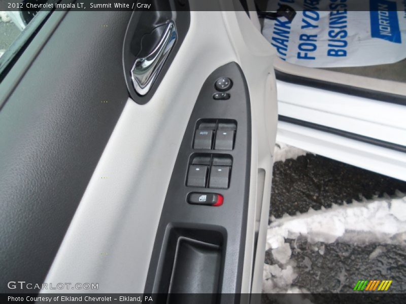 Summit White / Gray 2012 Chevrolet Impala LT