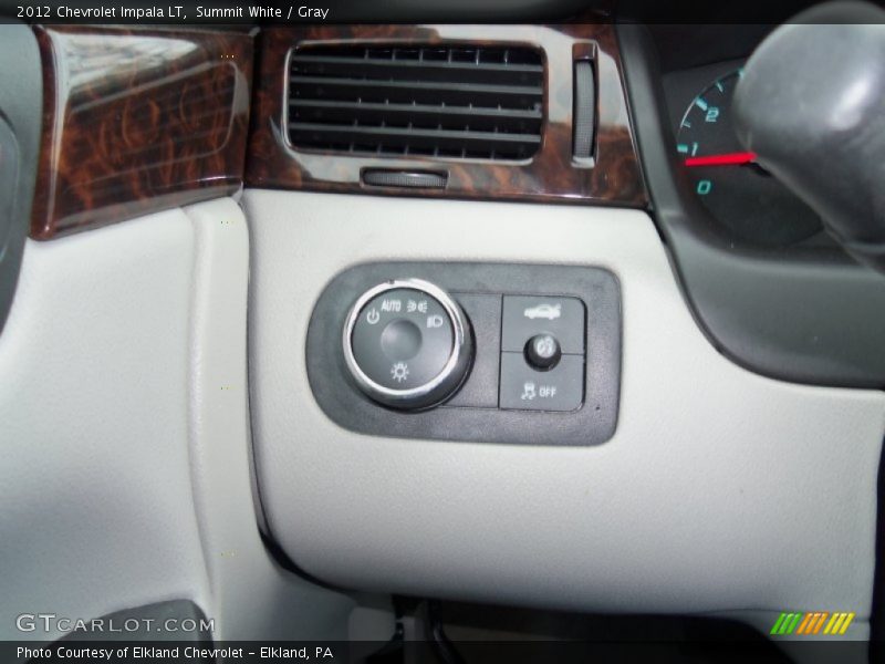 Summit White / Gray 2012 Chevrolet Impala LT