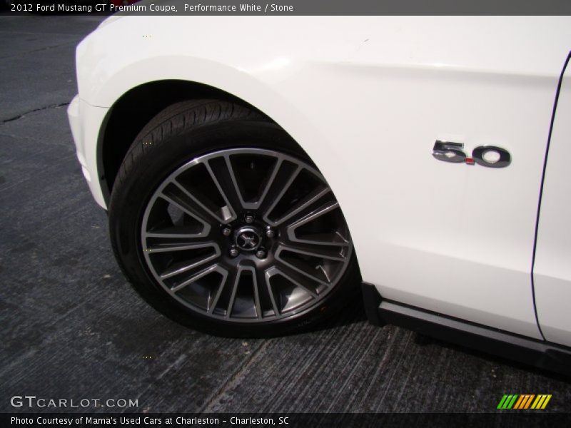 Performance White / Stone 2012 Ford Mustang GT Premium Coupe