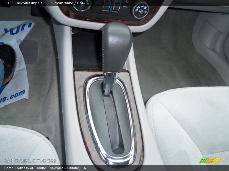 Summit White / Gray 2012 Chevrolet Impala LT