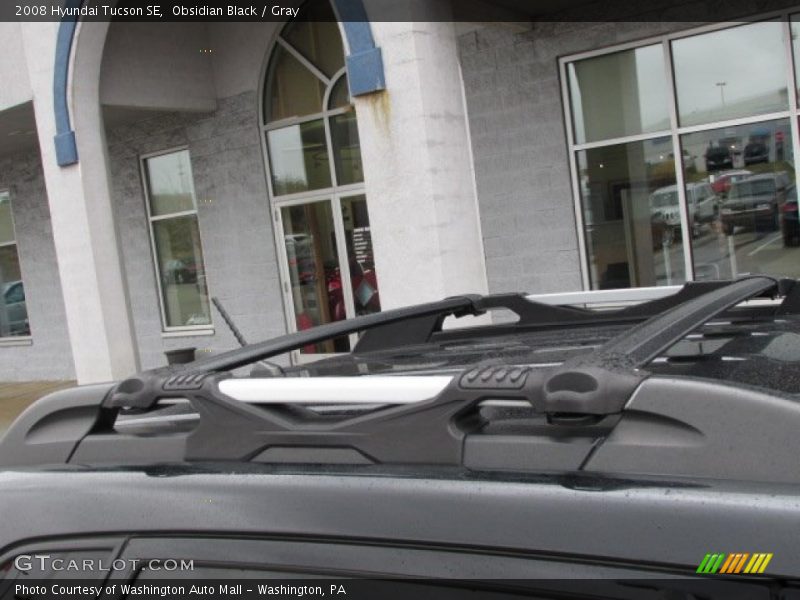 Obsidian Black / Gray 2008 Hyundai Tucson SE