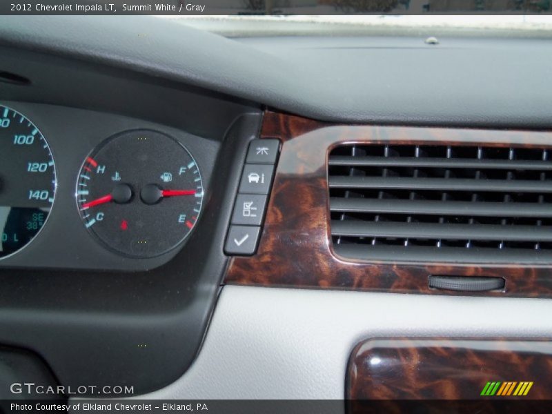 Summit White / Gray 2012 Chevrolet Impala LT
