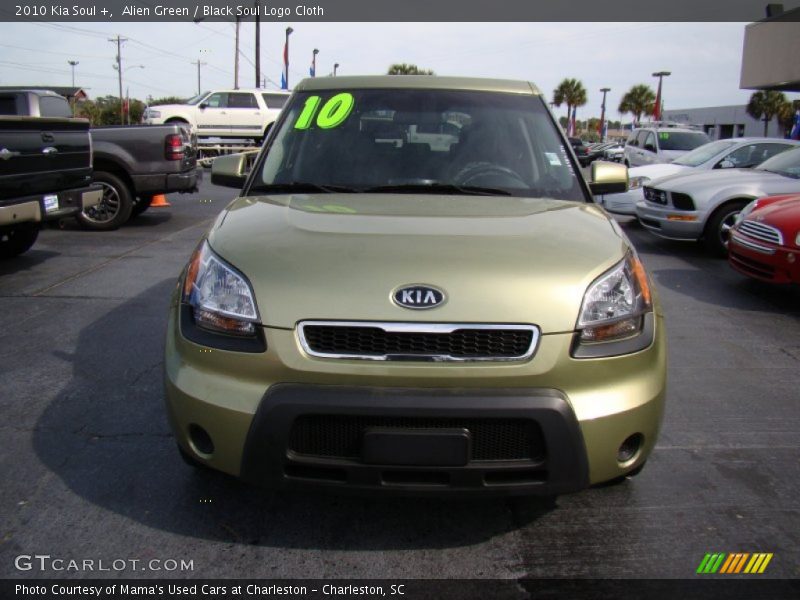 Alien Green / Black Soul Logo Cloth 2010 Kia Soul +