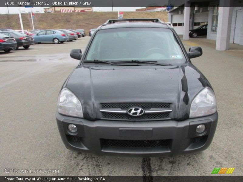 Obsidian Black / Gray 2008 Hyundai Tucson SE