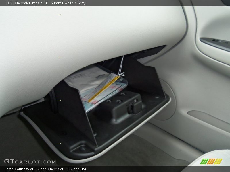 Summit White / Gray 2012 Chevrolet Impala LT