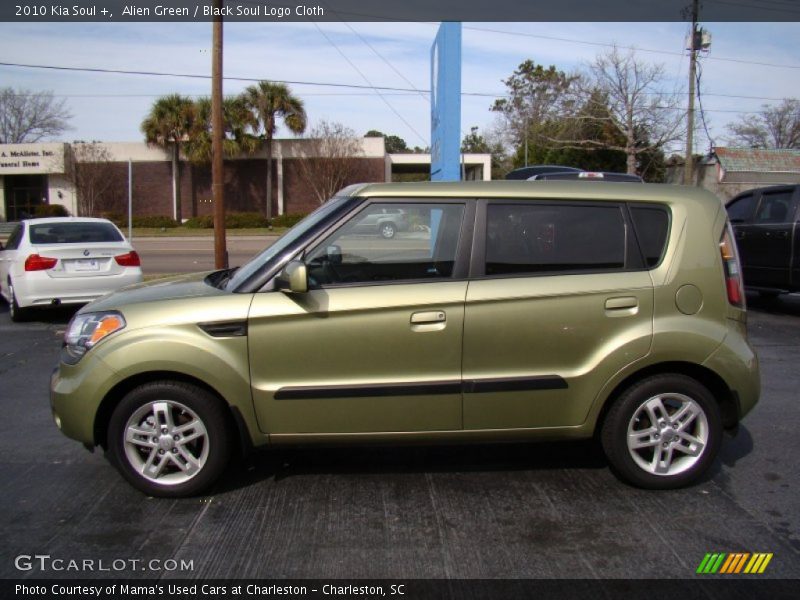 Alien Green / Black Soul Logo Cloth 2010 Kia Soul +