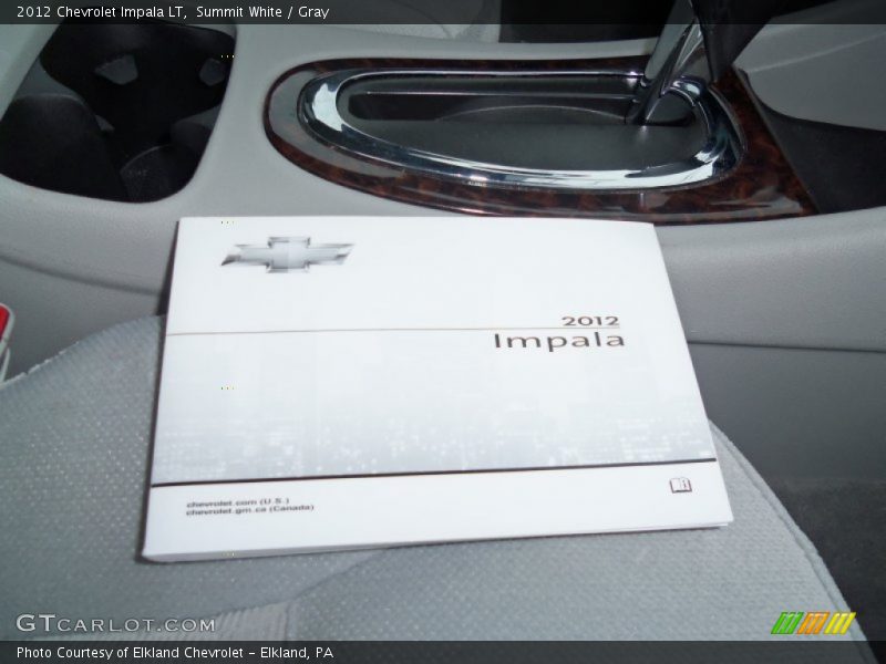 Summit White / Gray 2012 Chevrolet Impala LT
