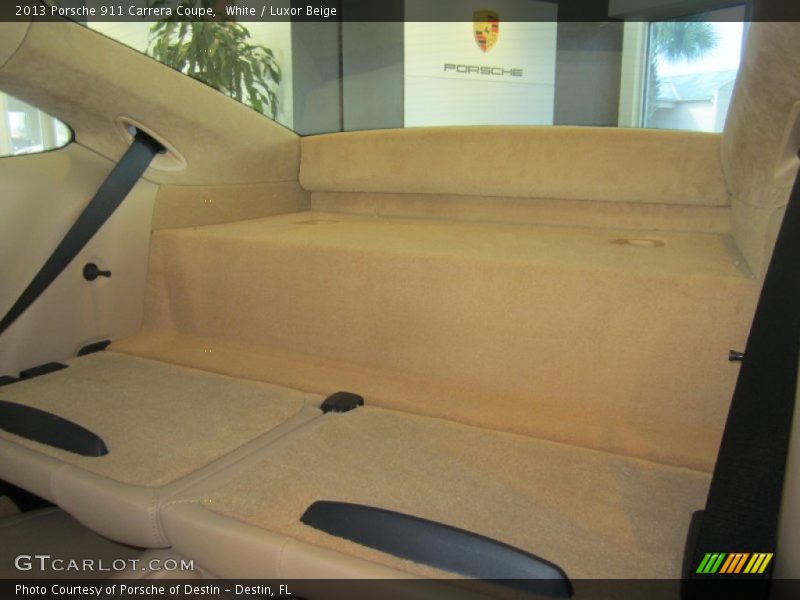 White / Luxor Beige 2013 Porsche 911 Carrera Coupe