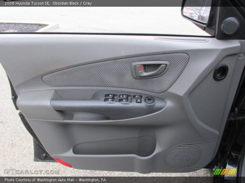 Obsidian Black / Gray 2008 Hyundai Tucson SE
