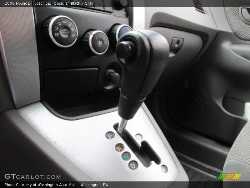 Obsidian Black / Gray 2008 Hyundai Tucson SE
