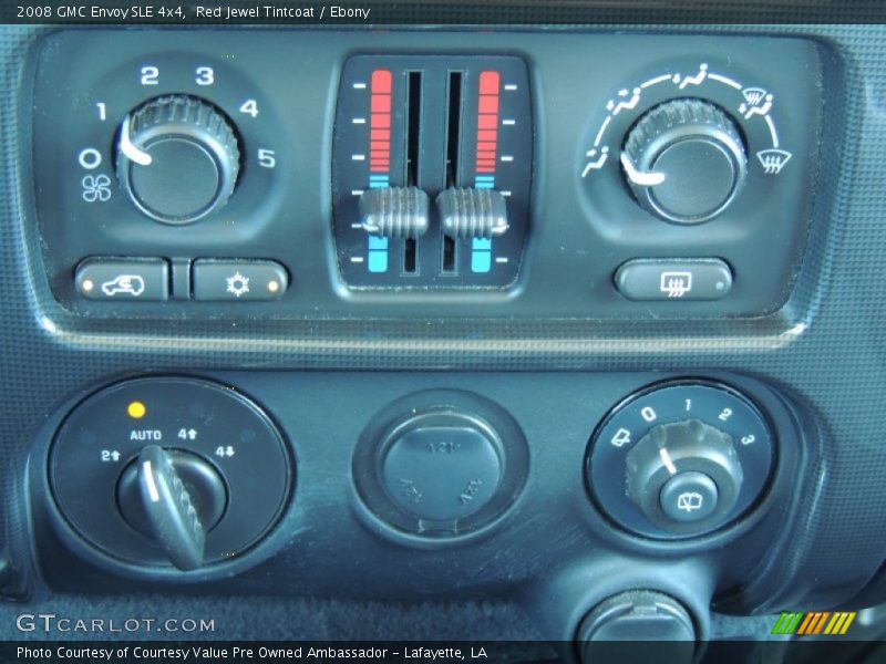 Controls of 2008 Envoy SLE 4x4