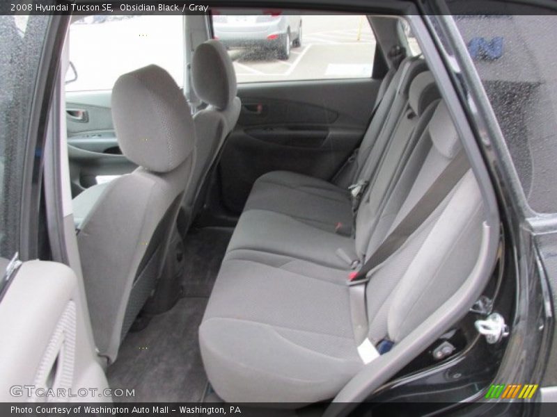 Rear Seat of 2008 Tucson SE