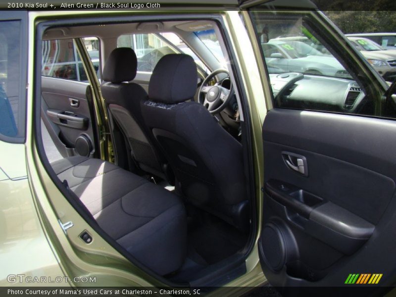 Alien Green / Black Soul Logo Cloth 2010 Kia Soul +
