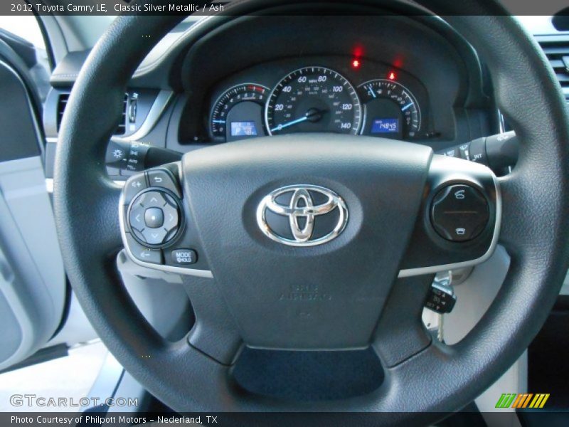 Classic Silver Metallic / Ash 2012 Toyota Camry LE