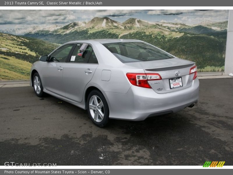 Classic Silver Metallic / Black/Ash 2013 Toyota Camry SE