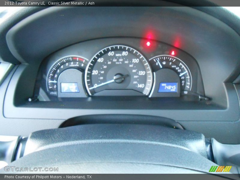 Classic Silver Metallic / Ash 2012 Toyota Camry LE