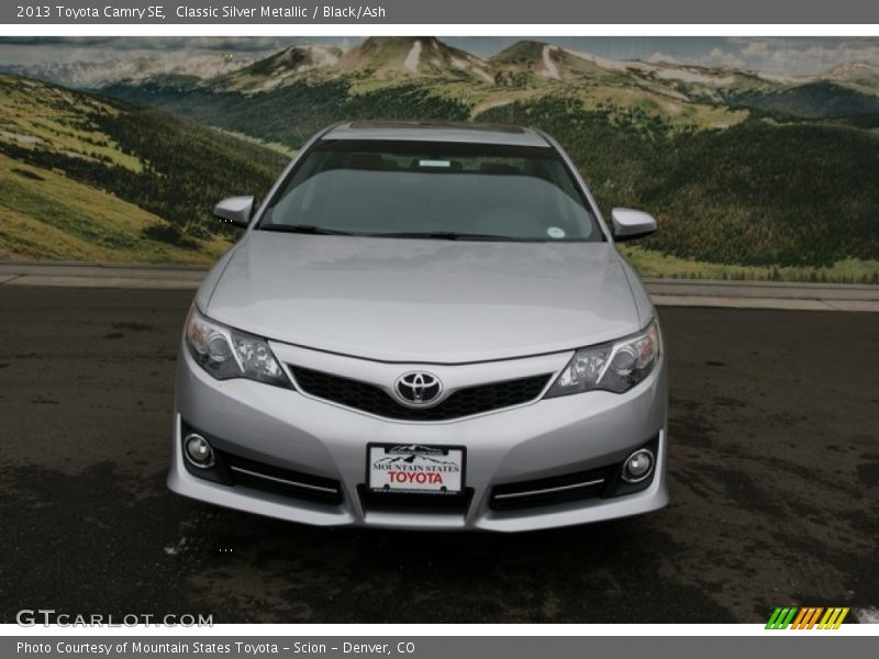 Classic Silver Metallic / Black/Ash 2013 Toyota Camry SE