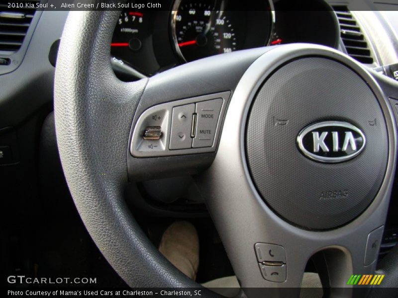 Alien Green / Black Soul Logo Cloth 2010 Kia Soul +