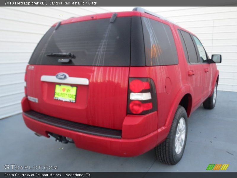 Sangria Red Metallic / Black 2010 Ford Explorer XLT