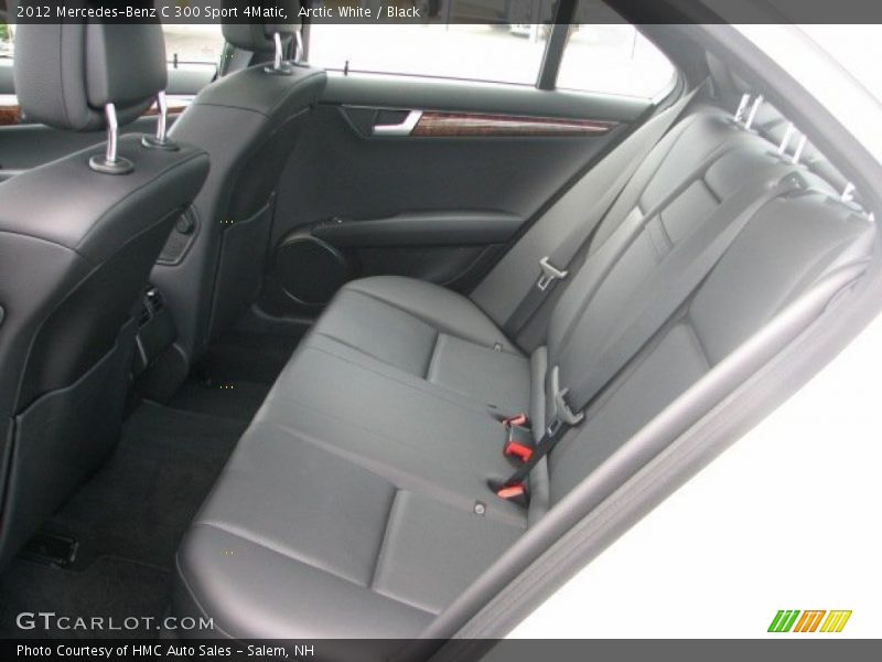 Rear Seat of 2012 C 300 Sport 4Matic