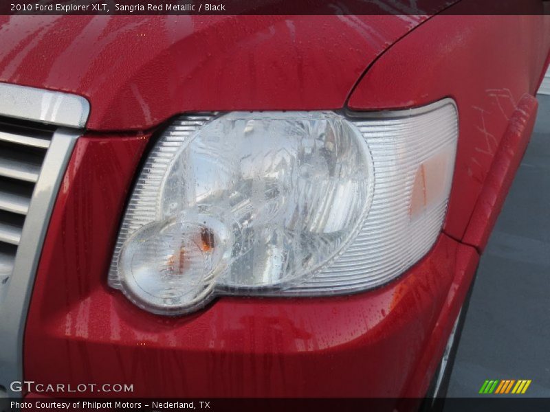 Sangria Red Metallic / Black 2010 Ford Explorer XLT