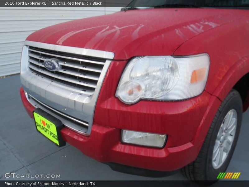 Sangria Red Metallic / Black 2010 Ford Explorer XLT