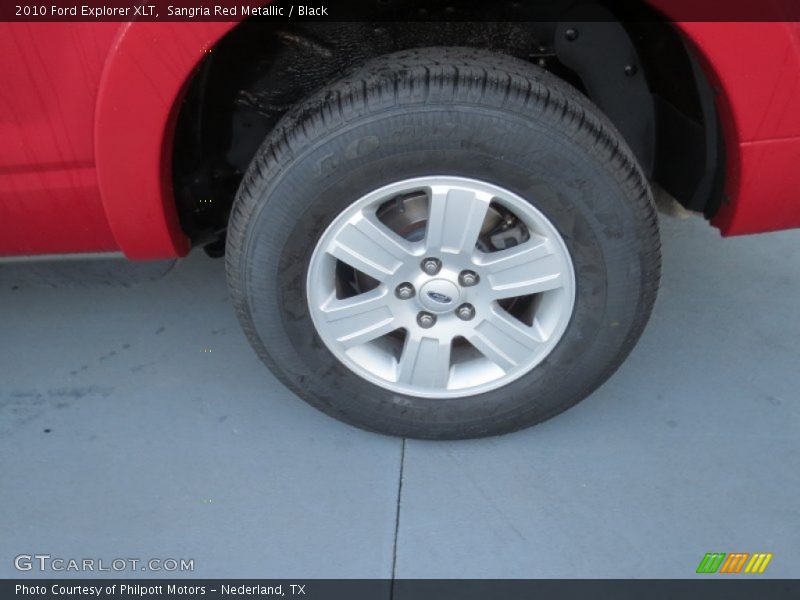 Sangria Red Metallic / Black 2010 Ford Explorer XLT